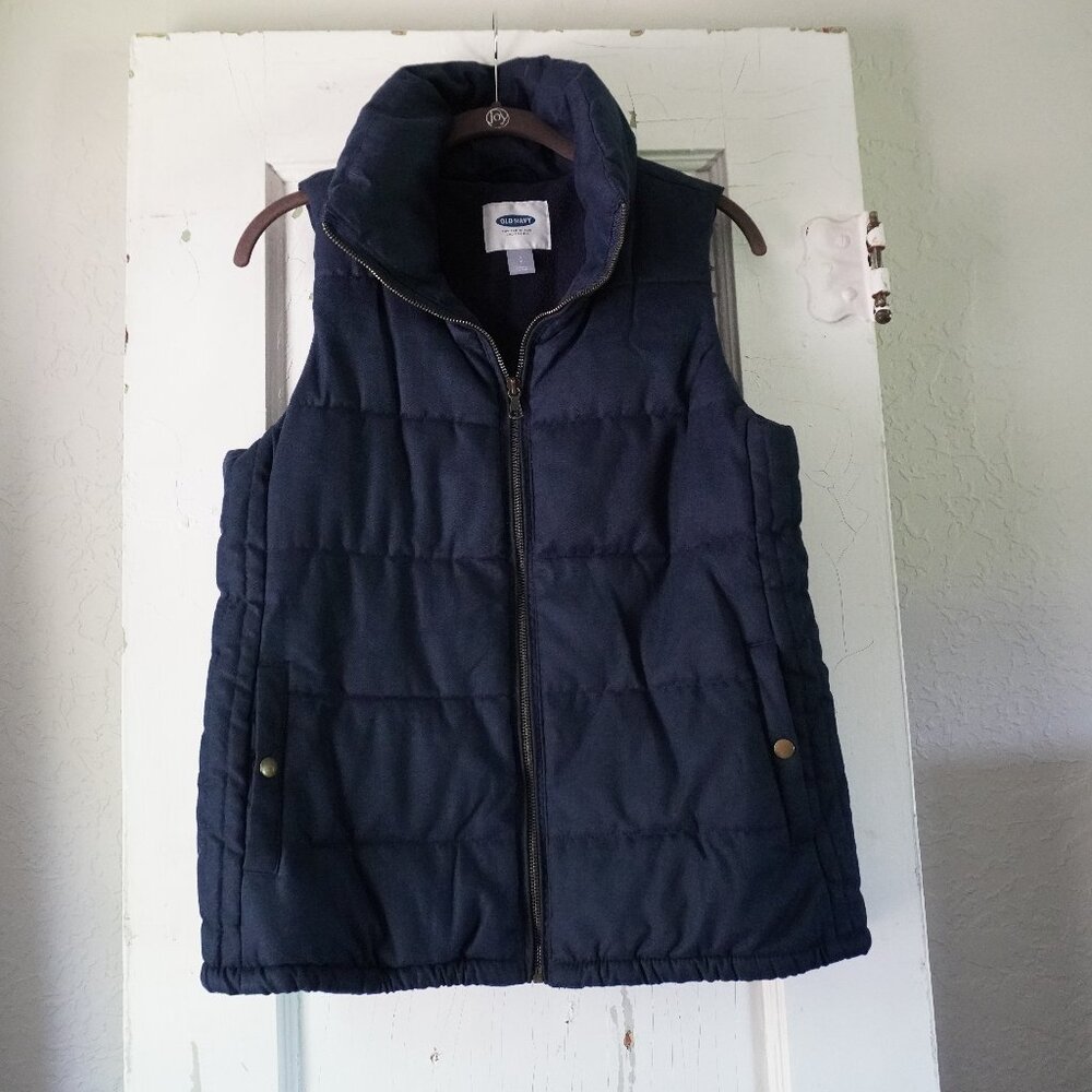 Old Navy Size Small Navy Blue Puffer Vest‎